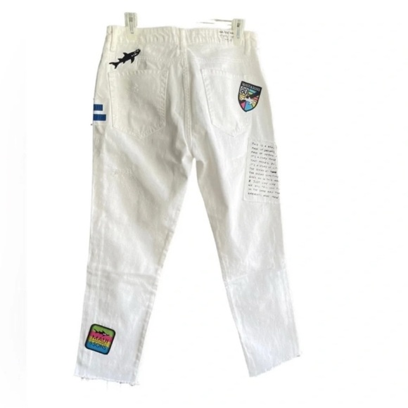 Zara limited edition Maui & Sons white patched Unique Message NWT - Picture 14 of 15